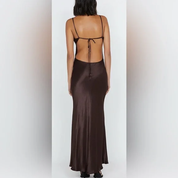 Bec & Bridge Cedar City Maxi Dress in Dark Chocolate Size US 6 NWT - Picture 2 of 15